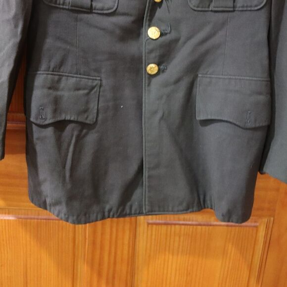 Vintage Military Uniform USA Wool Coat Reenactments Cosplay Grunge 41 - Picture 4 of 16